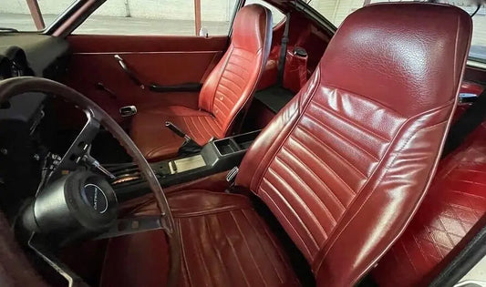 Datsun 240Z/260Z/280Z Sports Seat Covers 1970-1978 In Wine Red MAC MOTORS USA