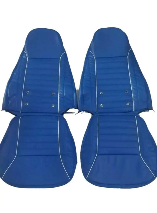 DATSUN 240Z/260Z/280Z 1970-1978 SYNTHETIC LEATHER REPLACEMENT SEAT COVER BLUE MAC MOTORS USA